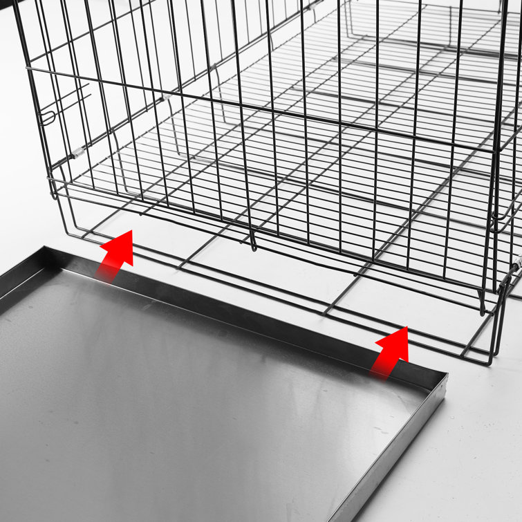 Pet lodge dog crate replacement outlet tray